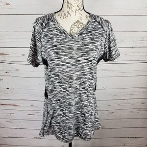 Game Time V-Neck Short Sleeve Shirt Top XL